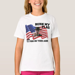 Camiseta No queme mi bandera