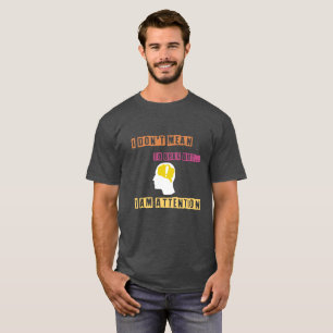 Camiseta No quiero maltratar. Estoy atento.
