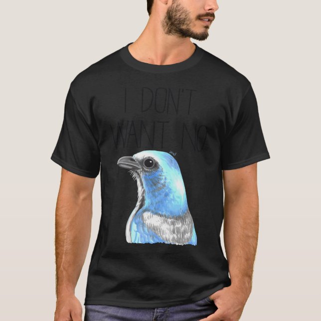 Camiseta No Quiero Ningún Crubs (Florida Scrub Jay) (Anverso)