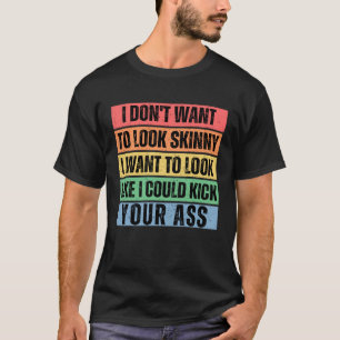 Camiseta No quiero parecer un gimnasio flaco