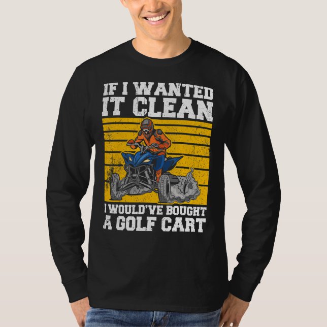 Camiseta No quiero que se limpie, así que compro un Quad de (Anverso)