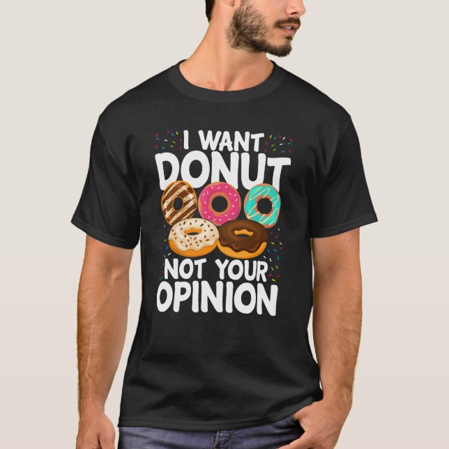 Camiseta No quiero tu opinión (Anverso)