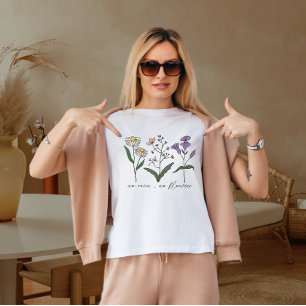 Camiseta No rain no flower