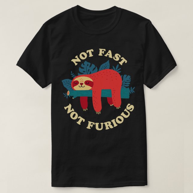 Camiseta No Rápido No Furioso (Diseño del anverso)