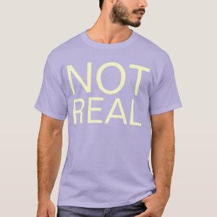 Camiseta no real