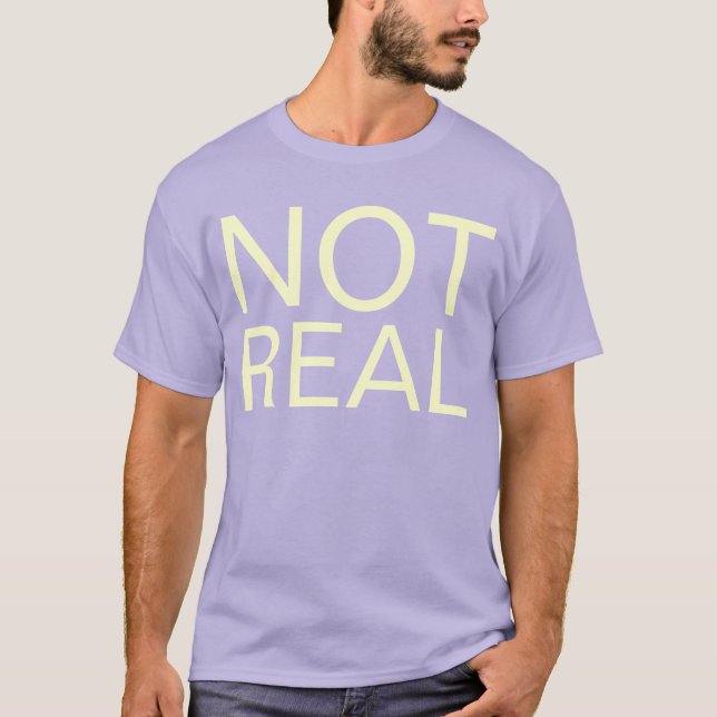Camiseta no real (Anverso)