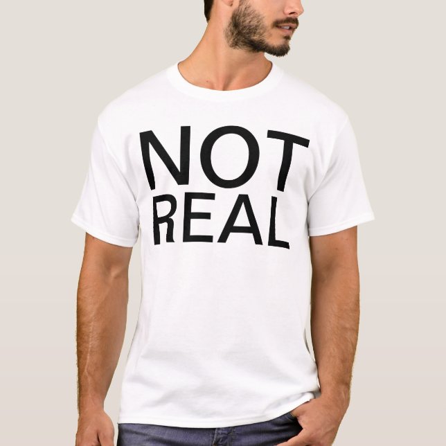 Camiseta no real (Anverso)