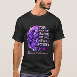 Camiseta No Recordará Pero Nunca Olvidaré Alzheimer