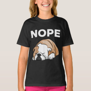 Camiseta No Regalos De Bulldog Durmiente Para La Madre Del