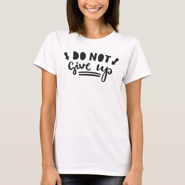 Camiseta No rendirse (Anverso)