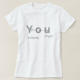 Camiseta No renuncias a una base perfecta y sólida