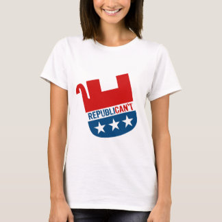 Camiseta No republicano