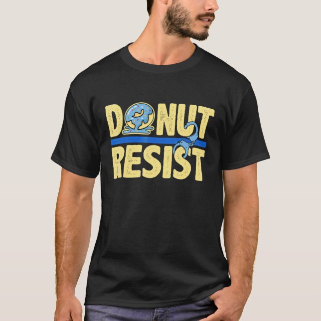 Camiseta No Resistan A La Aplicación De La Ley Para Hombres (Anverso)