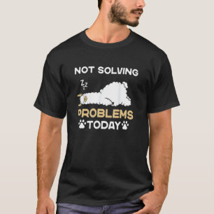 Camiseta No resolviendo problemas hoy durmiendo Lama