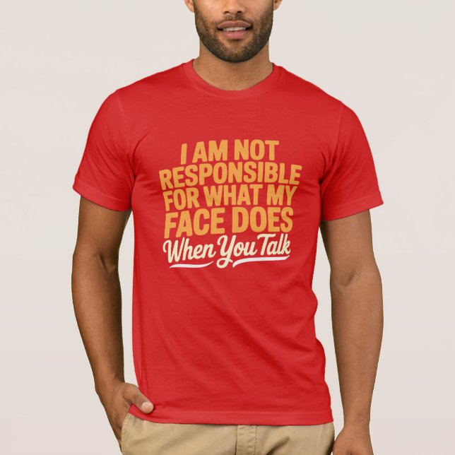 Camiseta No Responsable  (Anverso)
