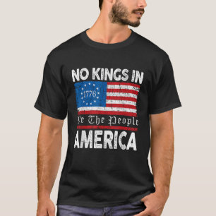 Camiseta No Reyes En Estados Unidos 1776 Nosotros, El Puebl