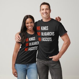 Camiseta No reyes oligarcas fascistas