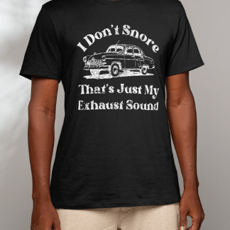 Camiseta No ronco gracioso marido humor sarcástico papá