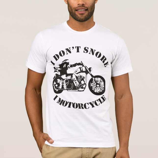 Camiseta No ronco mi motocicleta. #USAPatriotGraphics (Anverso)
