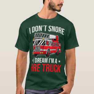 Camiseta No ronco. Sueño que soy bombero