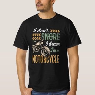 Camiseta No ronco Sueño que soy moto