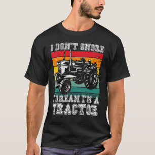 Camiseta No ronco, sueño que soy un agricultor de tractores