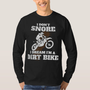 Camiseta No ronco, sueño que soy un Motocross Gi sucio