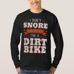 Camiseta No ronco, sueño que soy un Mototo de ciclismo suci