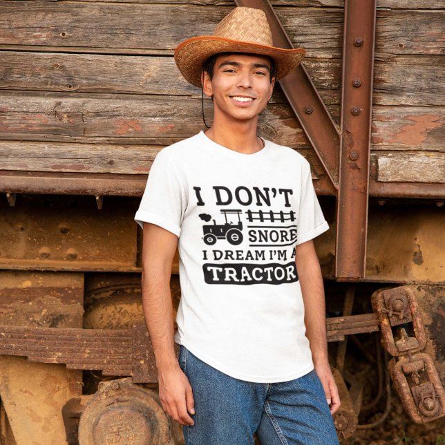 Camiseta No ronco, sueño que soy un tractor (tractor shirt)