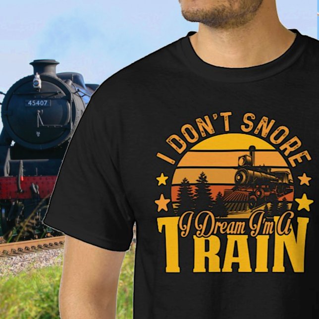Camiseta No ronco - Sueño que soy un tren de vapor (Subido por el creador)