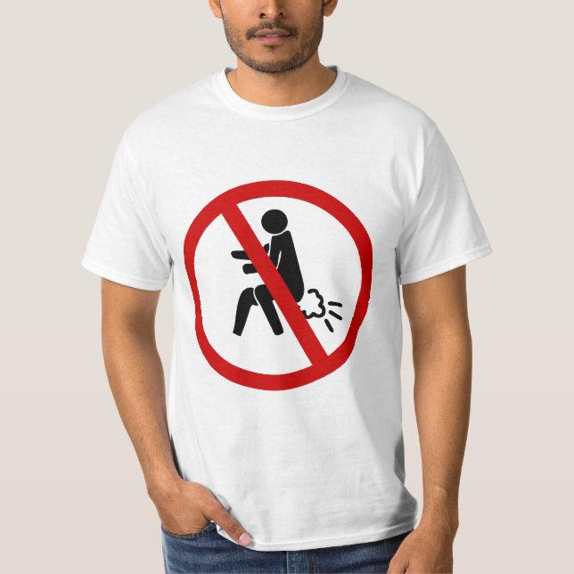 Camiseta NO ⚠ Rótulo de inodoros tailandeses divertidos ⚠ (Anverso)