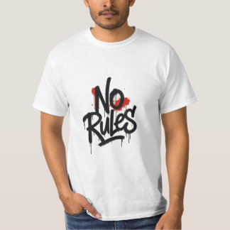 Camiseta No Rules Graffiti T-Shirt