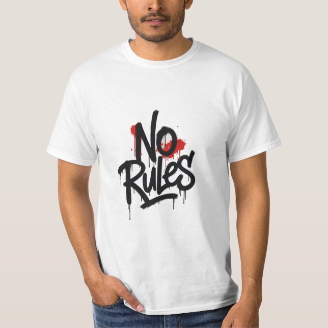 Camiseta No Rules Graffiti T-Shirt (Anverso)
