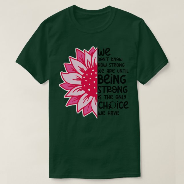 Camiseta No sabemos cuán fuertes somos 12 (Diseño del anverso)