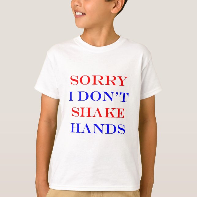Camiseta No sacudo las manos (Anverso)