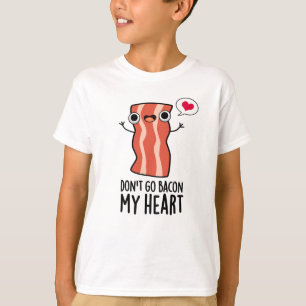 Camiseta No salgas con mi corazón lindo pan caliente