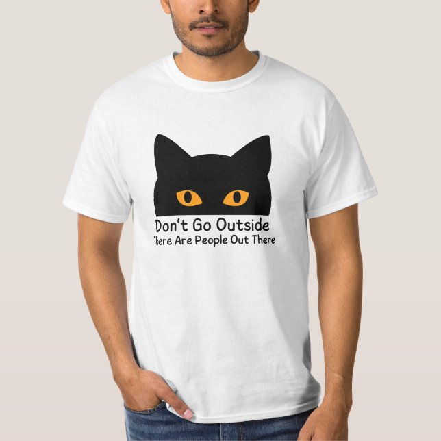 Camiseta No salgas, hay gente ahí fuera (Anverso)