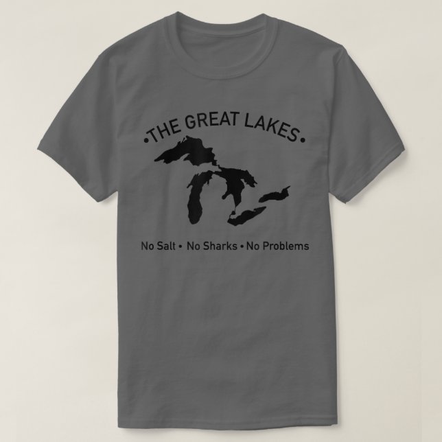 Camiseta No Salt, No Sharks, No Problem  (Diseño del anverso)