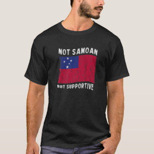 Camiseta No samoano pero inspiración de bandera nacional de