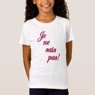 Camiseta No sé