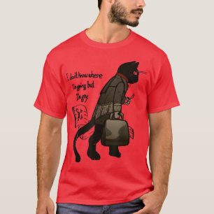 Camiseta No Sé A Dónde Voy Pero Soy Gay Gracioso Negro