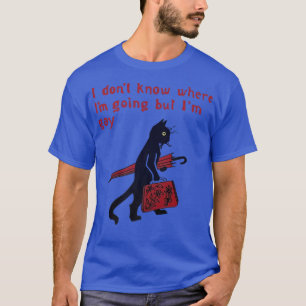 Camiseta No Sé A Dónde Voy Pero Soy Gay Gracioso Negro