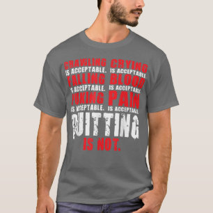 Camiseta No Se Acepta La Motivación Del Gimnasio 