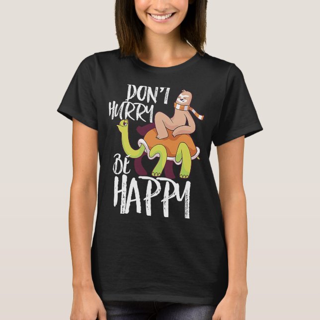 Camiseta No se apresuren a ser alegres tragaperras inspirad (Anverso)