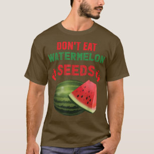 Camiseta No se coma sandía Semillas Invitación de embarazo