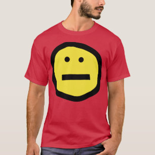 Camiseta No sé cómo me siento neutral y sonriente cara