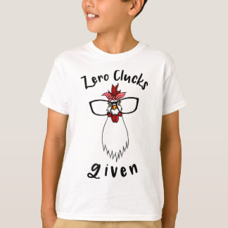 Camiseta No se Dan Cero Cloqueos Granja de Pollos Divertida