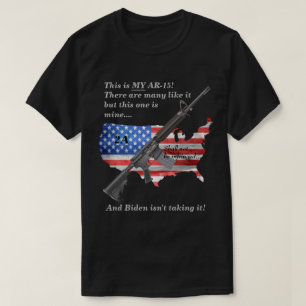 Camiseta No se debe infringir la bandera estadounidense My 