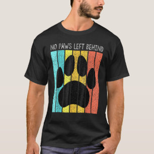 Camiseta No se dejaron patas detrás de perros del servicio 