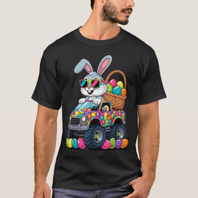 Camiseta No se detectó texto visible, divertido conejo de P (Anverso)